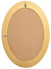 Espelho de parede estilo barroco 50x70 cm dourado
