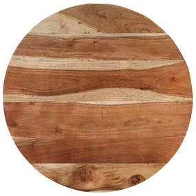 Mesa de centro Ø68 cm madeira de acácia maciça