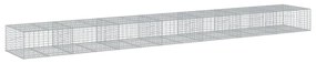 Cesto gabião com cobertura 700x100x50 cm ferro galvanizado