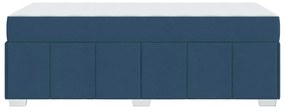 Estrutura da Cama Azul 90 x 190 cm tecido