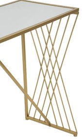 MESA DE CONSOLA 120X40X80 CM DOURADO