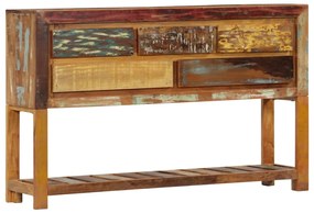 Aparador 120x30x75 cm madeira recuperada maciça