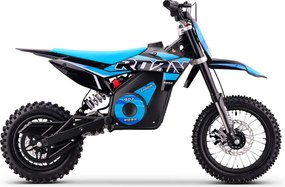 Mini moto elétrica para crianças velocidade até 28 km/h C/Limitador 1100W Roan 907 36V 12/10" Azul