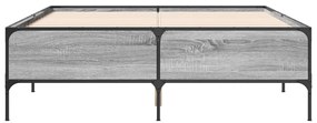 Estrutura cama 140x190 cm derivados de madeira/metal