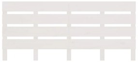 Cabeceira de cama 180x3x80 cm pinho maciço branco
