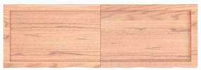 Prateleira de parede 120x40x(2-4) cm carvalho tratado castanho