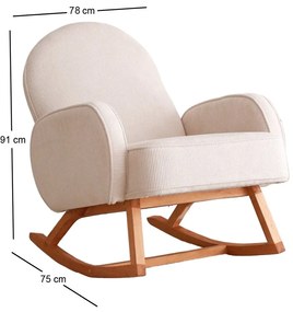 Cadeira Wing Yoko – Branco – 78x91x75 cm