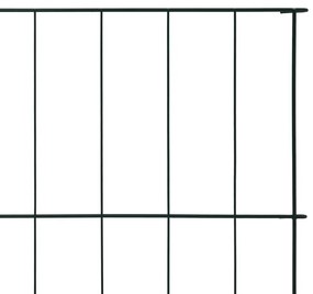 Conjunto painéis de vedação para jardim 115x79 cm verde