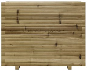Vaso/floreira de jardim 90x40x72,5 cm madeira pinho impregnada