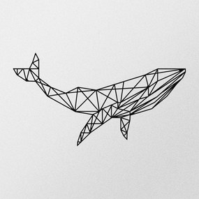 Acessório Decorativo de Parede Whale – Preto – 56 x 31 cm