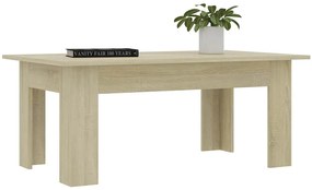 Mesa de centro 100x60x42cm derivados de madeira carvalho sonoma