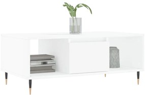 Mesa de centro 90x50x36,5 cm derivados de madeira branco