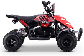 Mini Moto 4 elétrica para crianças Roan Raptor R4 500W Vermelha