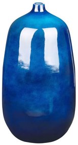 Vaso de terracota azul 45 cm VITORIA Beliani