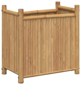 Vaso/floreira de jardim 50x30x50 cm bambu