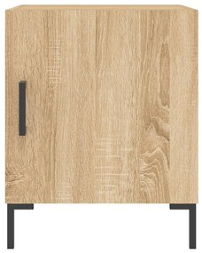 Mesa cabeceira 2pcs 40x40x50cm deriv. madeira carvalho sonoma