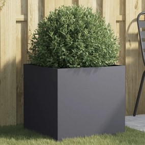 vidaXL Vaso/floreira 49x47x46 cm aço antracite