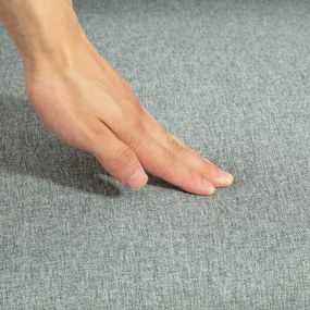 Poltrona Baloiço Moderna – Balancelle Claire – Cinzento Claro e Madeir
