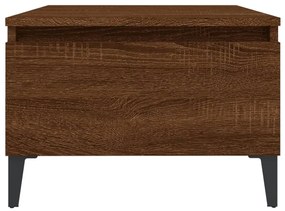 Mesa de apoio 50x46x35 cm derivados madeira carvalho castanho