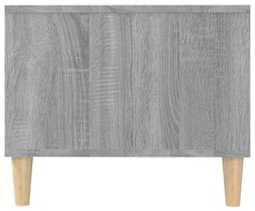 Mesa de centro 102x50x40cm derivados de madeira cinzento sonoma