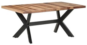 Mesa de jantar 180x90x75 cm madeira maciça c/ acabamento a mel
