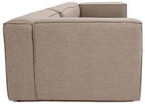 Sofá de 3 Lugares Fora – Castanho – 297x66x105 cm