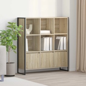 vidaXL Gabinete de Livros 2 pcs Sonoma 99,5 x 30 x 108,5 cm