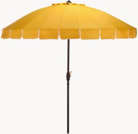 Guarda-sol redondo com manivela Panza, Ø 252 cm