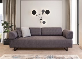 Sofá-Cama de 3 Lugares Infinity – Antracite – 220 cm x 90 cm x 80 cm