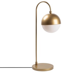 Candeeiro de Mesa Horn – Dourado – 18 x 25 x 53 cm