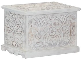 247691 vidaXL Caixa de arrumação 58x40x40 cm madeira de acácia maciça