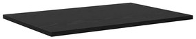 Prancha de Estante para Livros 4 pcs Preto 100 x 40 x 1.5cm