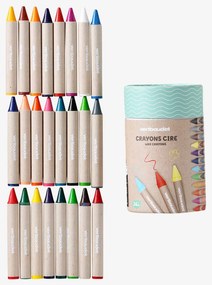 Caixa de 24 lápis de cera multicolor