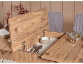 Conjunto de Mesa de Jantar Extensível e Cadeiras Vina – Pinho Atlântic