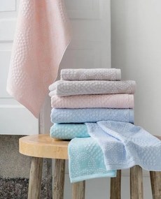 Jogo de toalhas de banho 3 peças 100% algodão 500gr./m2 -  KEPLER  Lasa Home: Rosa