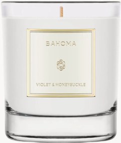 Vela perfumada artesanal Violet & Honeysuckle (pêssego, madressilva, almíscar)