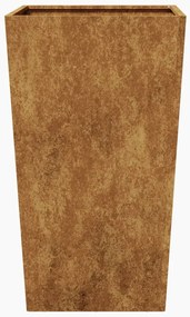 Garden Planter 45x45x75 cm aço resistente às intempéries
