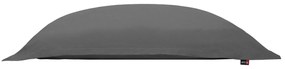 Pufe almofada cinzento escuro 140 x 180 cm FUZZY Beliani