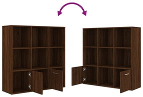 Estante 98x30x98 cm cor carvalho castanho