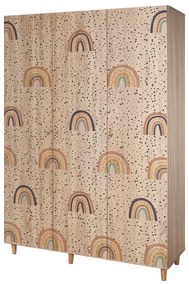 Guarda-roupa Lena – Sonomo – 135 cm x 192 cm x 52 cm