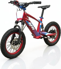 Bicicleta elétrica infantil 350W 16" Roan RXF Evo-S Vermelha