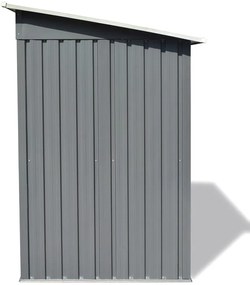 Abrigo de jardim metal cinzento