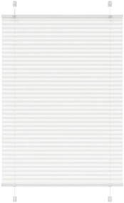 Branco Plissada Cega 85x150 cm Largura Tecido 84,4 cm Poliéster