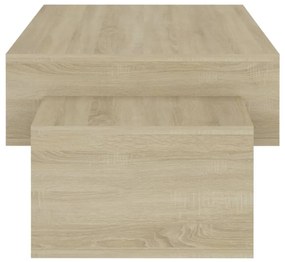 Mesa de centro 105x55x32cm derivados de madeira carvalho sonoma
