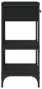 Mesa consola 75x34,5x75 cm derivados de madeira preto