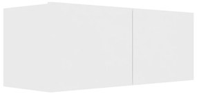 Móvel de TV de Parede Valqui de 2 Módulos - Branco - Design Moderno