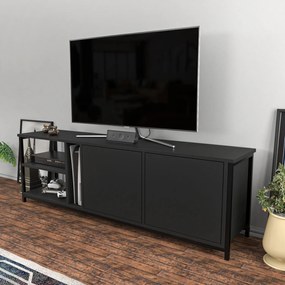 TV Stand Primrose – Preto Antracite – 160 cm x 35,3 cm x 50,8 cm