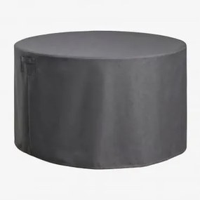 Capa Protetora Para Mesa De Jardim Redonda Otley Cinza Antracite & Ø160 Cm - Sklum