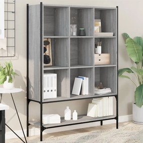 vidaXL Estante 102x30x141,5 cm derivados de madeira cinzento sonoma