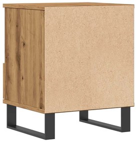 Mesa cabeceira 40x35x50 cm derivados madeira carvalho artisiano